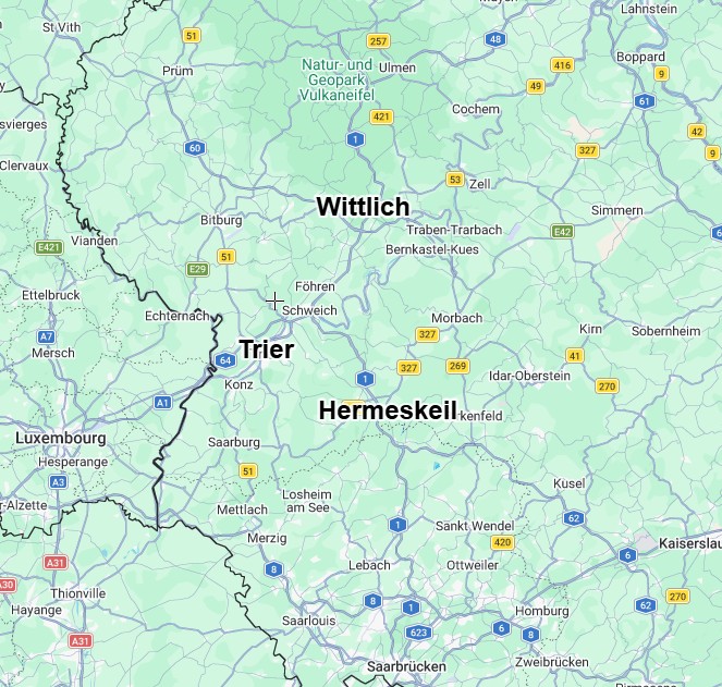 Karte: Servicegebiet - Platzhalter